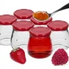 Syltburkar med lock 6 st 500 ml
