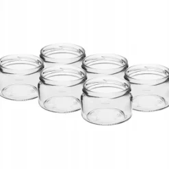 Syltburkar med lock 6 st 200 ml