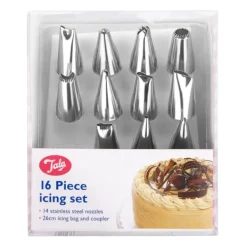 Tala Dekorationssats 16 delar (14 Munstycken, Påse & Koppling)