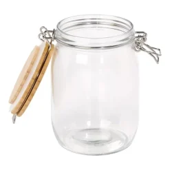 Tala Glasburk med lock av Bambuträ 980 ml