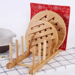 Köksorganiserare-Tallriksställ Gryta Lock Tallrik Skål Kopphållare Bokförvaringshylla Köksorganisatör