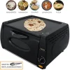 Grillar-Tandoor Bänkugn Ugn Mini Pizza Chapati Roti Lahmacun Manakish Naan Brödmaskin Elektrisk Tandoori Takeaway Köksapparat Toppplatta Non-Stick Aluminium | CDON