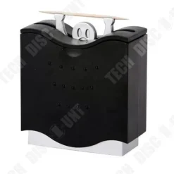 Köksorganiserare-Tandpetare Dispenser - LUNAVO - Grå - 8,5 cm - Praktisk - Chic