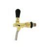 Ölkranar-Tappkran med flödesreglering, tappkran öl, guld, TOPP!, ganglangd:35 mm