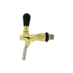 Ölkranar-Tappkran med flödesreglering, tappkran öl, guld, TOPP!, ganglangd:35 mm