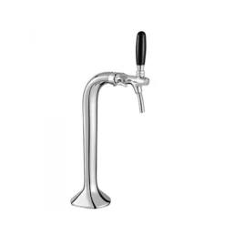 Tapptorn, Öltorn, Ölkran, Ölstolpe, Ölkolumn Chrome en linje, elegant, högsta kvalitet!