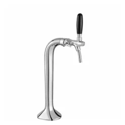 Tapptorn, Öltorn, Ölkran, Ölstolpe, Ölkolumn Chrome en linje, elegant, högsta kvalitet!