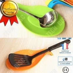 Skedhållare-TD® 3 st Stor luktfri högtemperatur silikonskedsmatta Slitstark och jordbeständig köksskedsmatta