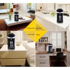 TD® Elektrisk vattenkokare justerbar termostat varmvatten LED-skärm 3,5L kapacitet 2200W effekt snabb temperatur