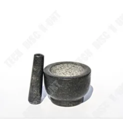 Mortlar & Mortelstötar-TD® Marmor Vitlöksmortel Granit Vitlökspress Hushållskvarn för krossning av stenmurbruk