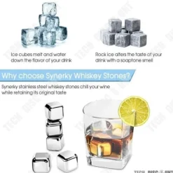 TD® metallisbitar återanvändbara uppfriskande giftfria köksrätter som kan anpassas till alla drycker mycket snabbt