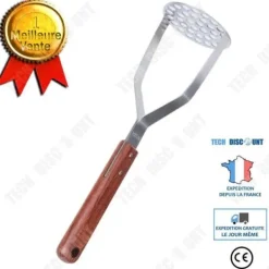 TD® SUS304 rostfritt stål manuell pressad potatispresskvarn Hushållsredskap - HALS