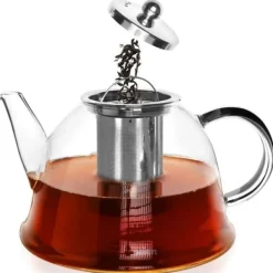 Kaffe- & Tekannor-Teapot - ORION - 1.65L - Glas - Grå - Diskmaskinssäker