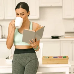 Tebryggare-Teaskrin, Bambu, 9x37x20 cm, Natur