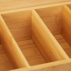 Tebryggare-Teaskrin, Bambu, 9x37x20 cm, Natur