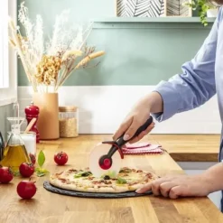 Tefal Pizzaskärare-INGENIO Pizzaskärare, Premiumkvalitet, Rip-skyddad Tritanblad, Diskmaskinskompatibel K2071114