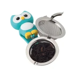 Joie Tefilter-Teinfuser - Glädje - Gufo Azzurro - Silikon - Tvättbar - Idealisk present