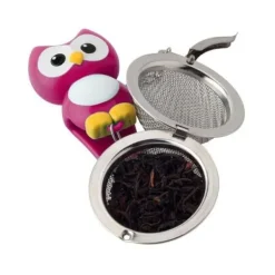 Joie Tefilter-Teinfuser - Glädje - Gufo Azzurro - Silikon - Tvättbar - Idealisk present