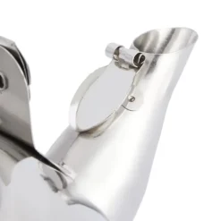 Tekanna i rostfritt stål i 304, platt botten, induktionskokare, vattenkokare, tekanna med filter, silver, 16 cm, 1,2 l