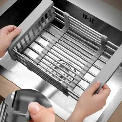 Durkslag & Silar-Teleskopisk Durkslag för Grönsaker & Disk