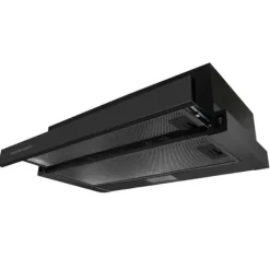 Köksfläktar-Teleskopisk köksfläkt 50cm svart BT-238