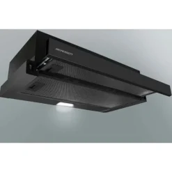 Köksfläktar-Teleskopisk köksfläkt 50cm svart BT-238