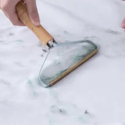 Återanvändningsbar Luddborttagare med Trähandtag Klädvårdsrulle