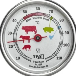 Matlagningstermometrar-Termometer med brats TFA i rostfritt stål 14.1028