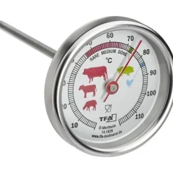 Matlagningstermometrar-Termometer med brats TFA i rostfritt stål 14.1028