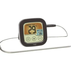Matlagningstermometrar-TFA Dostmann 14.1509.01 Grilltermometer Övervakning av kärntemperatur, med touchscreen, Kabelsensor Stek, Grillad mat
