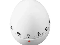 TFA-Dostmann 38.1002, Digital äggklocka, Vit, 60 min, 60 mm, 60 mm, 74 mm