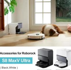 Dammsugartillbehör-Tillbehör för Roborock S8 MaxV Ultra - Borstar, filter, moppdynor