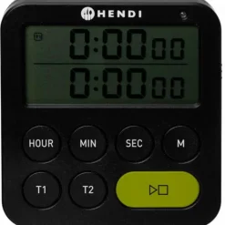 Äggklockor-Timernedräkningstimer med dubbla intervall 3 larmlägen upp till 100 min