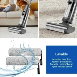 Tineco s5 - Ersättningsborstrulle och HEPA-filter för Tineco Floor One S5 / S5 Pro / S5 Extreme våt och torr dammsugare