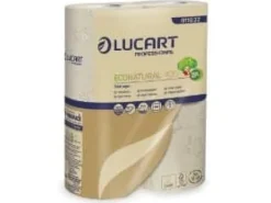 Toalettpapper-Toalettpapper, Lucart T3 Natural, 2-lagers, 44m x 9,6cm, Ø12cm, natur