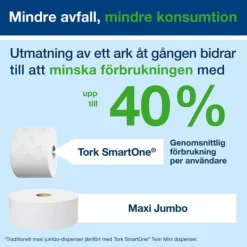 Toalettpapper-Toalettpapper TORK Adv T9 2-lag 12/fp