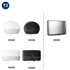 Toalettpapper TORK Uni T2 1-l natur12/fp