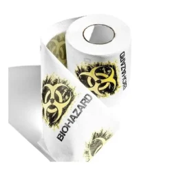 Toalettpappersrulle Biohazard toalettpapper