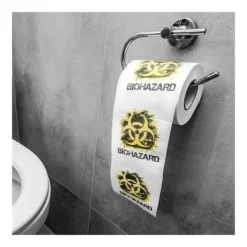 Toalettpappersrulle Biohazard toalettpapper