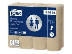 Toalettpapper-Toiletpapir Tork T4 Advanced 2-lags Natur - (24 ruller)