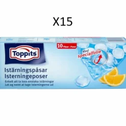 Isformar-Toppits Istärningspåsar 10påsar 15st DFP