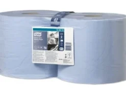 Tork Tork - Pappersrengöringsmedel på liten rulle för kraftig nedsmutsning, 2-lagers, extra absorberande, premium - Blå