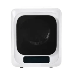 Torktumlare 3–4 kg i rostfritt stål, 850 W med flerfiltersystem, 6 program och överhettningsskydd (väggmonterad)