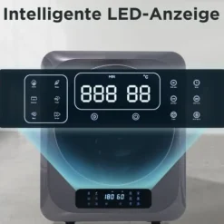 Torktumlare 2,5 kg (upp till 4 kg) Rostfritt stål 850W – 6 program, flerfunktioner, flerfilter, överhettningsskydd, väggmonterbar