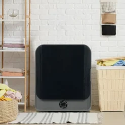 Torktumlare-Torktumlare i rostfritt stål 3–4,5 kg 830W med 5 program, multifilter, överhettningsskydd och väggmontering [Energieklass C]