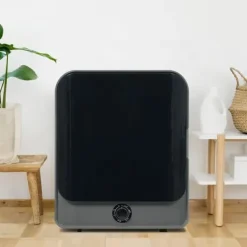 Torktumlare-Torktumlare i rostfritt stål 3–4,5 kg 830W med 5 program, multifilter, överhettningsskydd och väggmontering [Energieklass C]