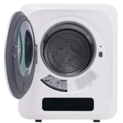 Torktumlare-Torktumlare, rostfritt stål, 2,5kg (upp till 4kg), 850W, 6 program, filter, överhettningsskydd, väggmonterbar