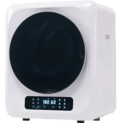 Torktumlare-Torktumlare, rostfritt stål, 2,5kg (upp till 4kg), 850W, 6 program, filter, överhettningsskydd, väggmonterbar