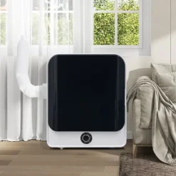 Torktumlare-Torktumlare rostfritt stål 3–4,5 kg, 830W, flerfiltrering, 5 program, överhettningsskydd, väggmonterbar [Energiklass C]