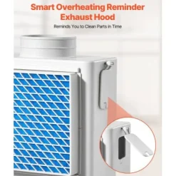 Torktumlare-Torktumlarslangset, 23,6x13,4x29,4 cm, Vit, ABS-material